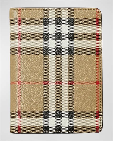 burberry check passport cover|Check Passport Holder in Archive beige .